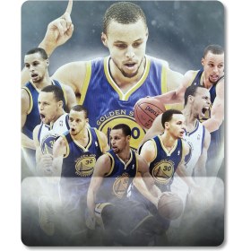Resim Pixxa Stephen Curry - Steph Curry - Golden State Warriors - Nba Bilek Destekli Mousepad Model - 3 