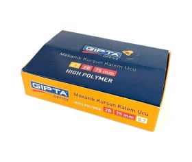 Resim 0.7 Mm 2b 75 Mm Uç 20'li Tüpte 24 Tüp-1 Paket 
