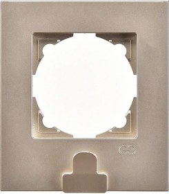 Resim Eqona Pratik Notluk Çerçeve, Metalik Bej 