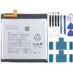 Resim Cbtx Sharp Aquos R5g Shg01 Pil Değiştirme İçin Ubatıa304afn1 3730mah 