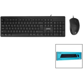 Resim shopwave EVEREST KM-515 USB KABLOLU KLAVYE - MOUSE SET Q KLAVYE (5047) 