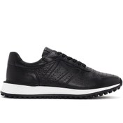 Resim Derimod Erkek Siyah Bağcıklı Kalın Tabanlı Deri Sneaker 24sfd6415dı 