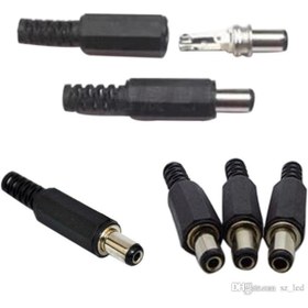 Resim Genel Markalar 5 Adet 2.1mm Dc Power Jack Erkek Adaptör Soketi Fiş Konnektör 