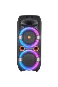 Resim Mikado MD-79KP 30W Işıklı Siyah 1 UHF UV Mikrofonlu USB/BT/TF/TWS/AUX 2 Mik Girişli Type-C 