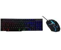 Resim EVEREST KM-G77 X-VAYNE AYDINLATMALI USB GAMİNG KLAVYE MOUSE SET 