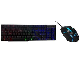 Resim EVEREST KM-G77 X-VAYNE AYDINLATMALI USB GAMİNG KLAVYE MOUSE SET 