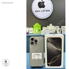 Resim Apple iPhone 16 Pro İkinci El TR | 128 GB | Natürel Titanyum 