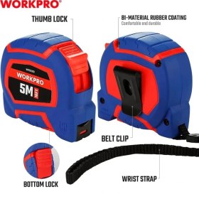 Resim TeknoKapsül WP261009 5MX19MM/16FT. Naylon Kaplama Sarı Çelik Şerit Metre 