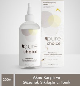 Resim Pure choice akne karşıtı gözenek sıkılaştırıcı tonik 200 ml (salicylic acid %2) 