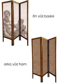 Resim Modacanvas Masif Ahşap Paravan 