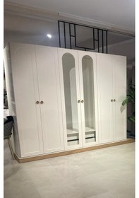 Resim Bohem Yatak Odası Takımı Gardırop Bej 