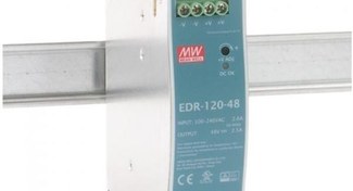 Resim Oem Edr-120-48 Ac-Dc Industrial Dın Rail Power Supply; Output 48V At 2.5A; Metal Case 