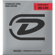 Resim Jim Dunlop DBSBS30130 Super Bright Medium 6 Telli Bas Gitar Teli (30-130) 