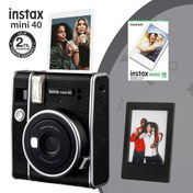 Resim Fujifilm Instax Mini 40 Fotoğraf Makinesi 10'lu Film ve Çerçeve Fujifilm