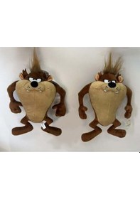 Resim Sevimli Peluş Tazmanya Hediyelik Uyku Arkadaşı Çok Renkli 