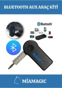 Resim Genel Markalar Özel Üretim Uyku Modlu Kolay Kullanım 4 Saat Bataryalı Şarjlı Bluetooth Aux Müzik Alıcısı Araç Kiti 