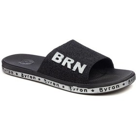 Resim Ayakkabı Ülkesi Brn Unisex Kaydırmaz Taban Günlük Terlik Siyah 
