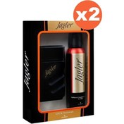 Resim Jagler Classic Erkek Parfüm EDT 50 ML x 2 + Deodorant 100 ML x 2 