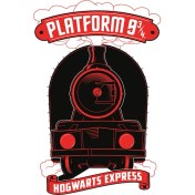 Resim Sihir Dükkanı Platform 9 3/4 Tabelası 16*24*5 Mdf Uv Baskılı 
