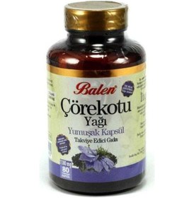 Resim Balen Çörekotu Yağı Kapsülü 1000 Mg 80 Kapsül 