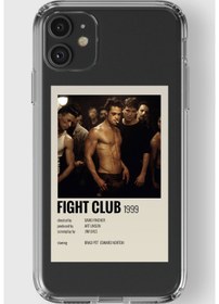 Resim Elorakılıf Iphone 11 Uyumlu Fight Club Tasarımlı Premium Şeffaf Kılıf 