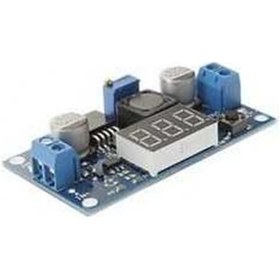 Resim Robodünya-7 Segmentli Ayarlanabilir 3 A Voltaj Regülatör Kartı - Lm2596-Adj 