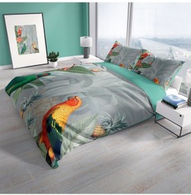Resim Cattleya Parworld 3D Pamuk Saten Çift Kişilik Nevresim Takımı Çok Renkli 