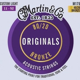 Resim Martin M175, 80/20 Bronz,Akustik Gitar Teli 