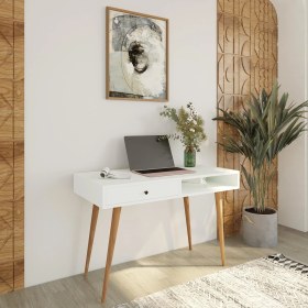 Resim Bimossa S5110 Janus Çalışma Masası Çekmeceli Beyaz 