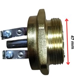 Resim İnox Rezistans 11/2'' 220 Volt 3000 Watt Krom Pot Isıtıcı Adet 