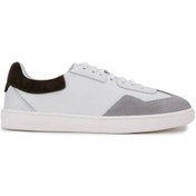 Resim Tamer Tanca Erkek Hakiki Deri Beyaz/taş Süet Sneakers & Spor Ayakkabı 1111 10125 Erk Ayk Y25 Off Whıte/tas Suet Beyaz 