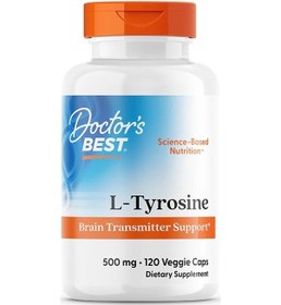 Resim L-tyrosine Brain Transmitter Support 500 Mg 120 Kapsül 