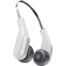 Resim Taşınabilir Boyun Fanı Eller Serbest Yapraksız Fan 4406 Beyaz 