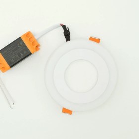 Resim Beyaz Mavi Sıva Altı Spot Panel LED Armatür 3+3 Watt 