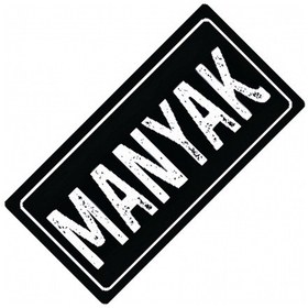 Resim Manyak Yazılı Sök-tak-pratik Vantuzlu Yeni Nesil Dekor Plaka 