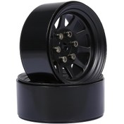 Resim Adet 1/10 Rc Paletli Çinko Alaşımlı 1.9 İnç Beadlock Jantlar Traxxas Hsp Redcat Rc4wd Tamiya Eksenel Scx10 D90 Hpi Rc Paletli 