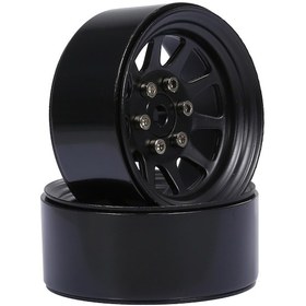 Resim Adet 1/10 Rc Paletli Çinko Alaşımlı 1.9 İnç Beadlock Jantlar Traxxas Hsp Redcat Rc4wd Tamiya Eksenel Scx10 D90 Hpi Rc Paletli 