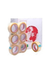 Resim Vege Fil Şeffaf 100 Metre 45 Mm Koli Bandı 24 Adet 