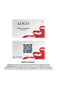 Resim Destade NFC ve QR Kod Özellikli Temassız Dijital Kartvizit 