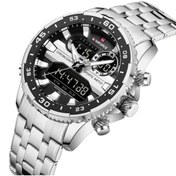 Resim Naviforce Erkek Kol Saati Dijital & Analog Çelik Kordon 2117 