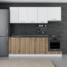 Resim Minar 230 Cm Mutfak Dolabı Beyaz Dore 230-D8 