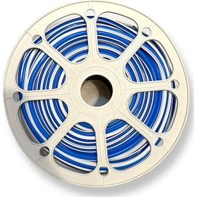 Resim Mavi 5 Metre Ayrı 6mm Difüzör Neon Led 2. Nesil Silikon Şeritler Kapağı Tüp Led Şerit İçermez 