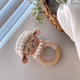 Resim Amigurumi Kuzu Bebek Seti - Çıngırak 