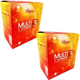 Resim Balen Multi C Vitamini Ve Propolis 3000 Mg 30 Saşe X 2 Adet 