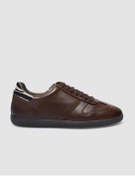 Resim Cabani %100 Hakiki Deri Kahverengi Kadın Sneaker 