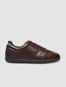 Resim Cabani %100 Hakiki Deri Kahverengi Kadın Sneaker 