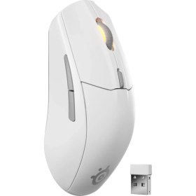 Resim Steelseries Rival 3 Wireless Gen 2 Gaming Mouse - 2.4ghz ve Bluetooth Bağlantı - Beyaz 