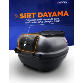 Resim Wogen WG41 Arka Çanta 41 L Sırt Dayamalı Premium (Siyah) 