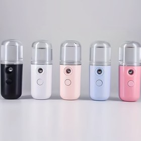 Resim SWOSON Taşınabilir Mini Yüz Buharlısı - USB Şarj Edilebilir, Koku Ücretsiz Sis Nemlendirici 5 Renk Seçeneği, 150mAh Lityum Pil, Tüm Cilt Tipleri İçin İdeal 