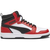 Resim Puma 392326 Rebound V6 Beyaz-siyah-kırmızı Erkek Hi Sneaker 001 Puma